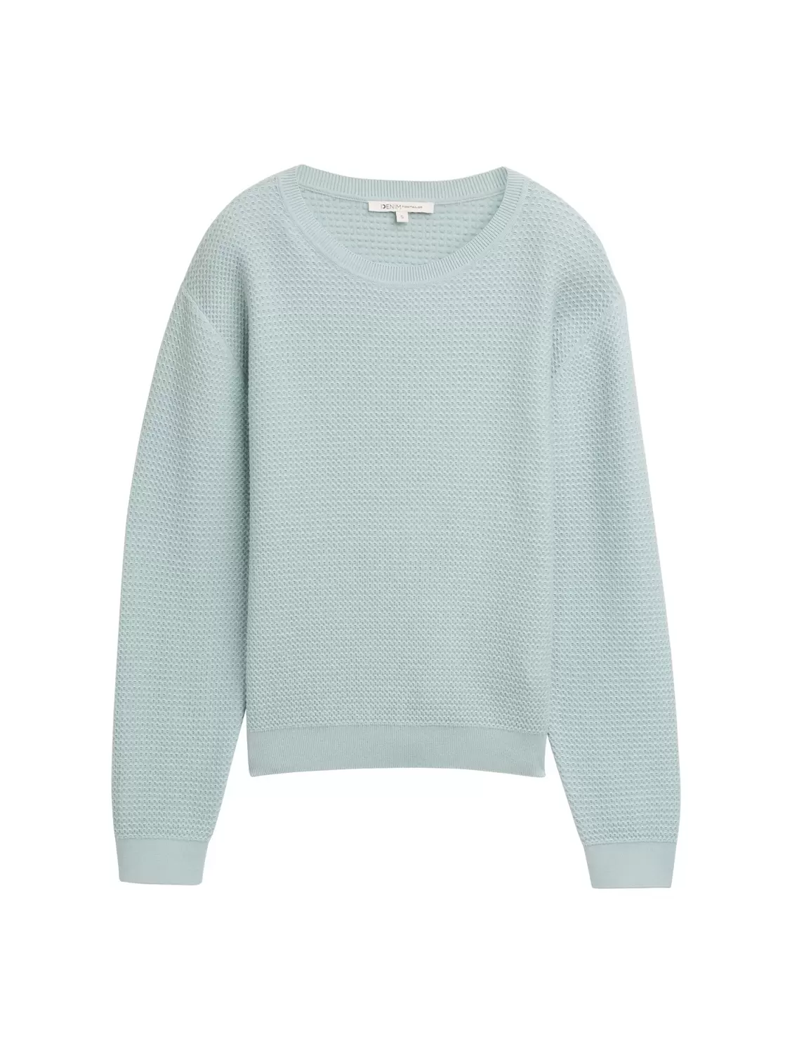 structured knit pullover - 13733/Silver Cloud Blue