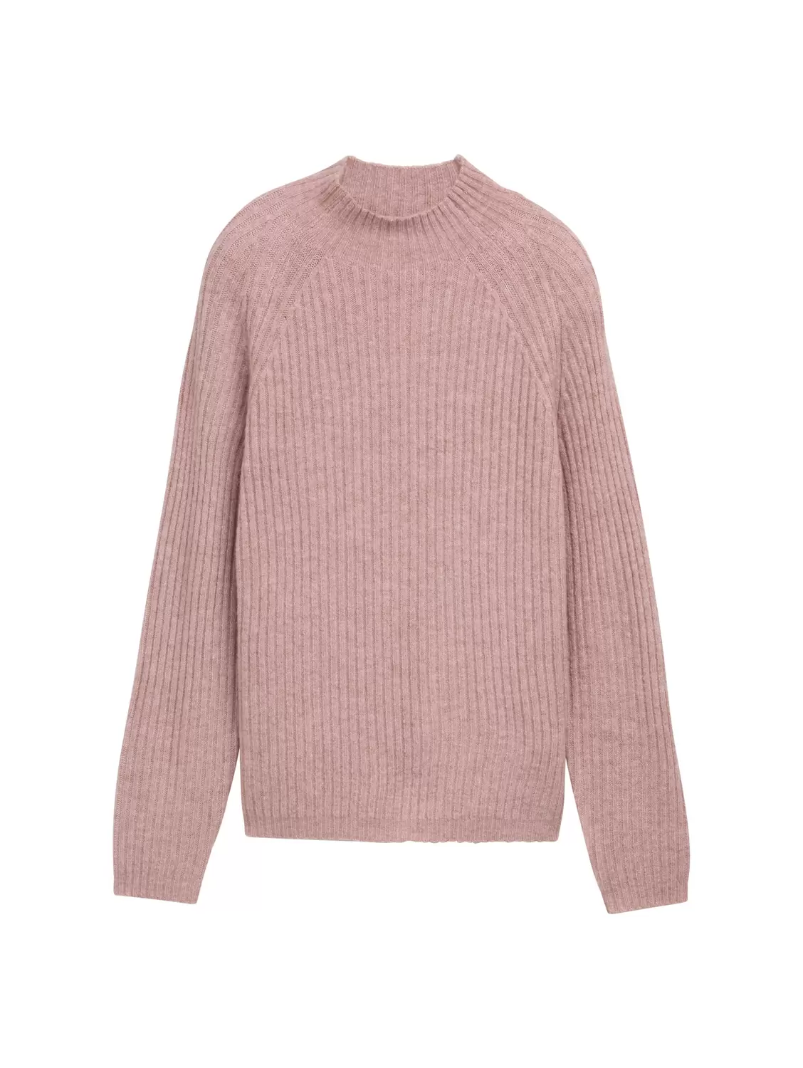 Relaxed Fit Strickpullover mit Stehkragen
