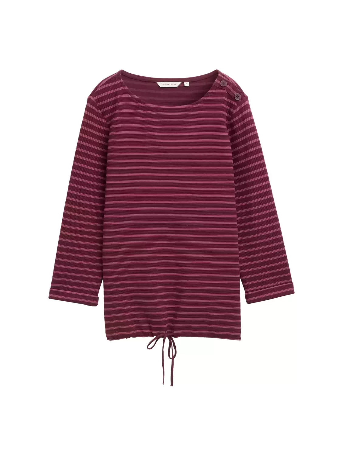 Langarmshirt mit Knopf-Details