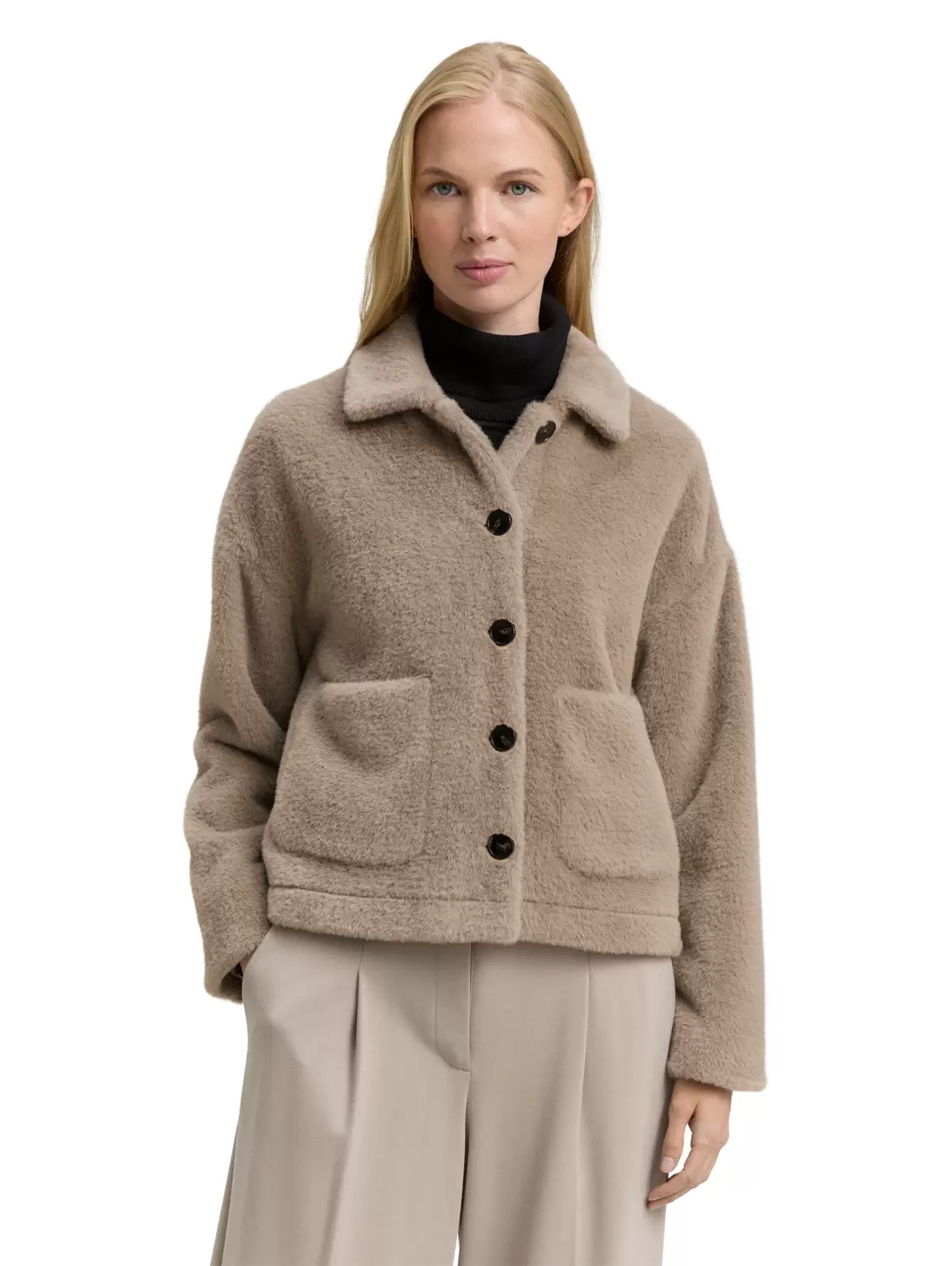 cosy shirt jacket