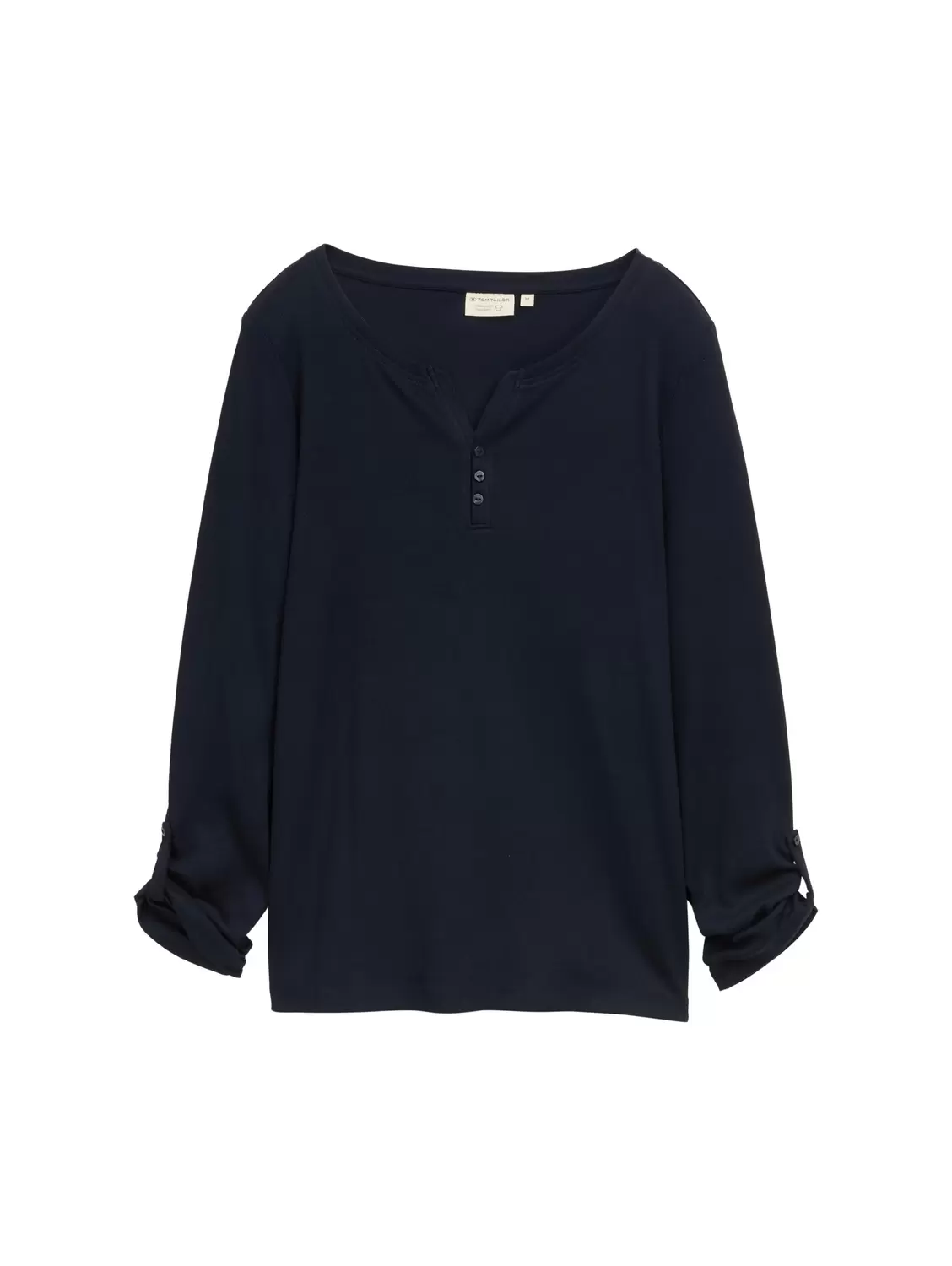 T-shirt stripe henley - 11019/Lunar Eclipse