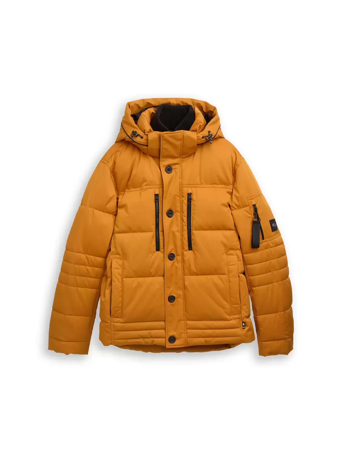 puffer jacket with hood