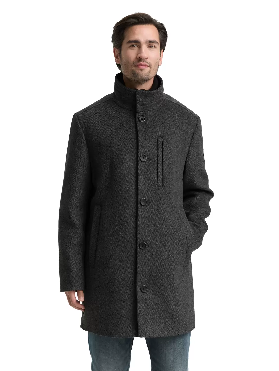 2 in 1 wool coat