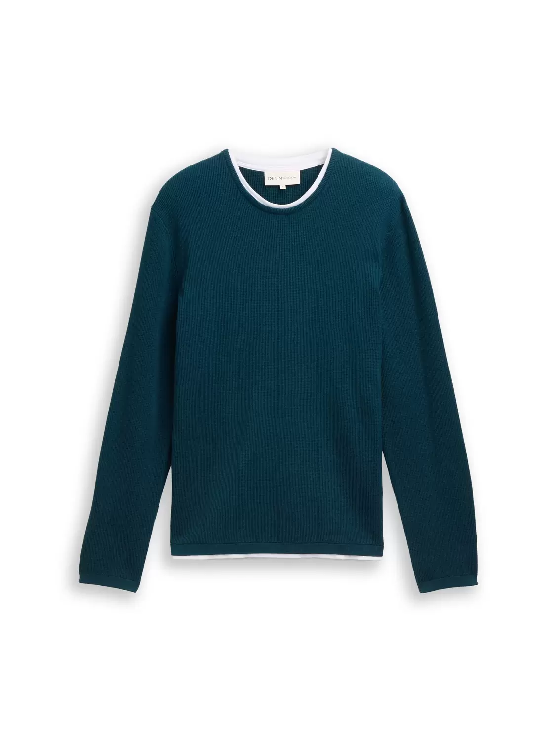 structured double layer crew n