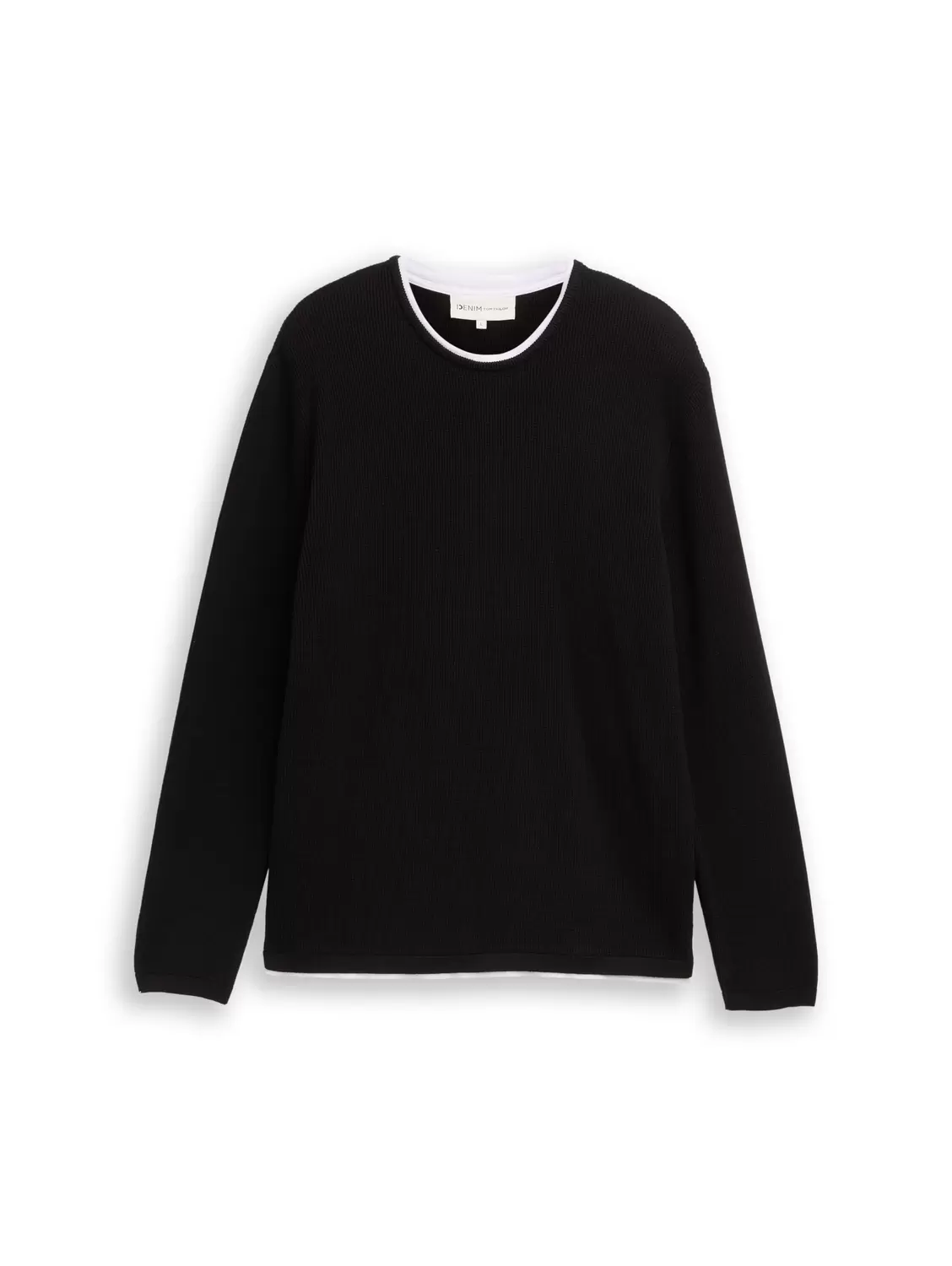 structured double layer crew n