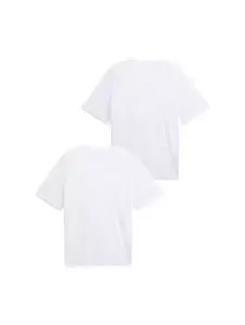 T-Shirts mit V-Ausschnitt im 2er-Pack