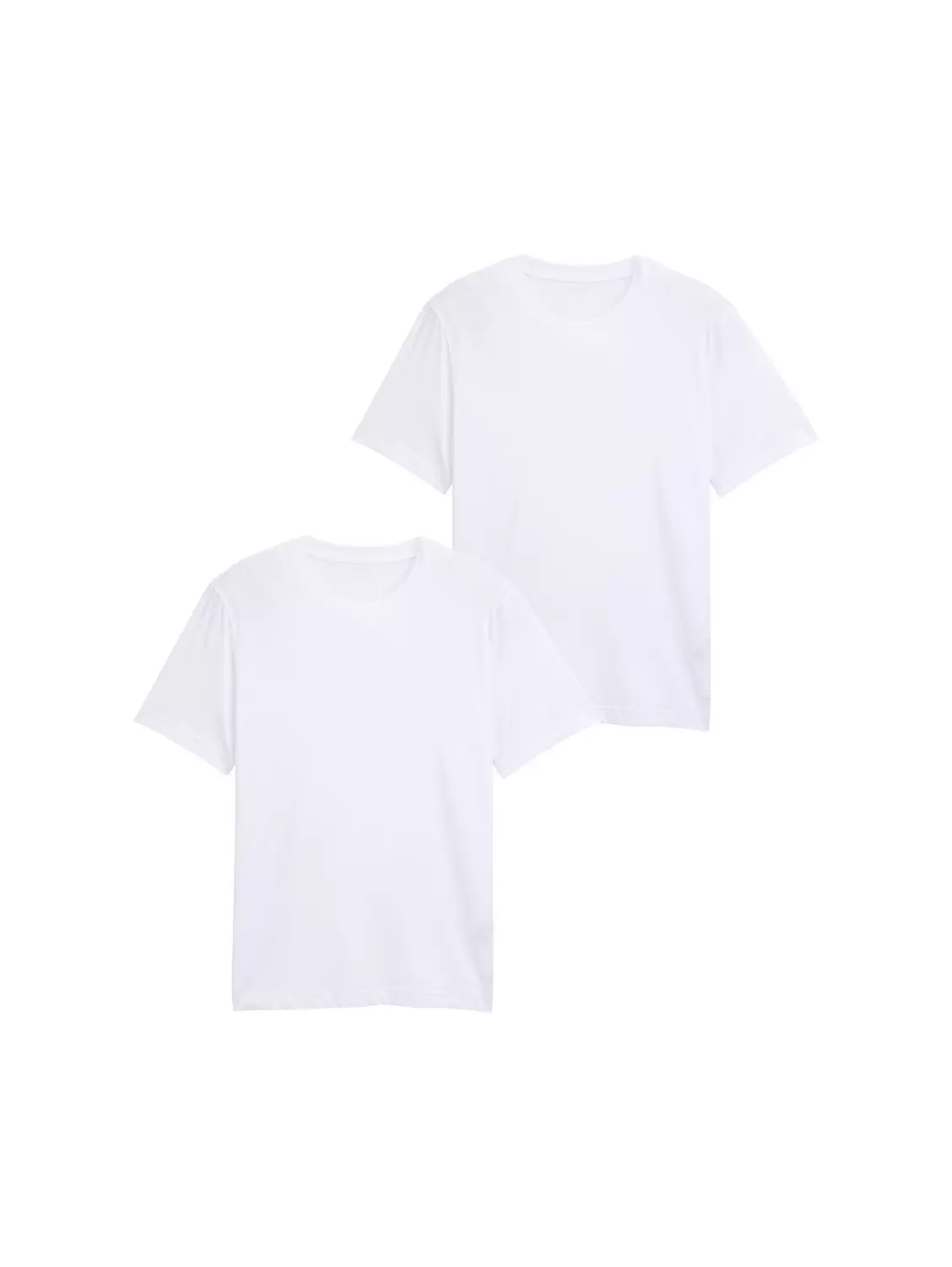 double pack crew neck tee - 20000/White