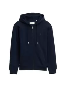 Hoodie Sweatjacke mit Logo-Print