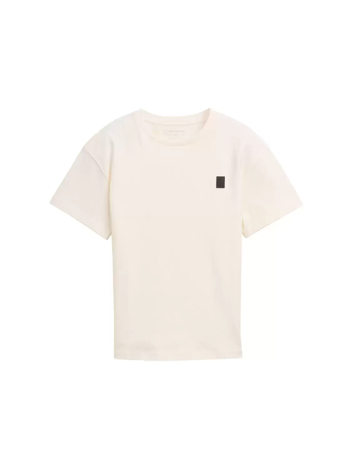 oversize basic t-shirt - 39382/soft cream white