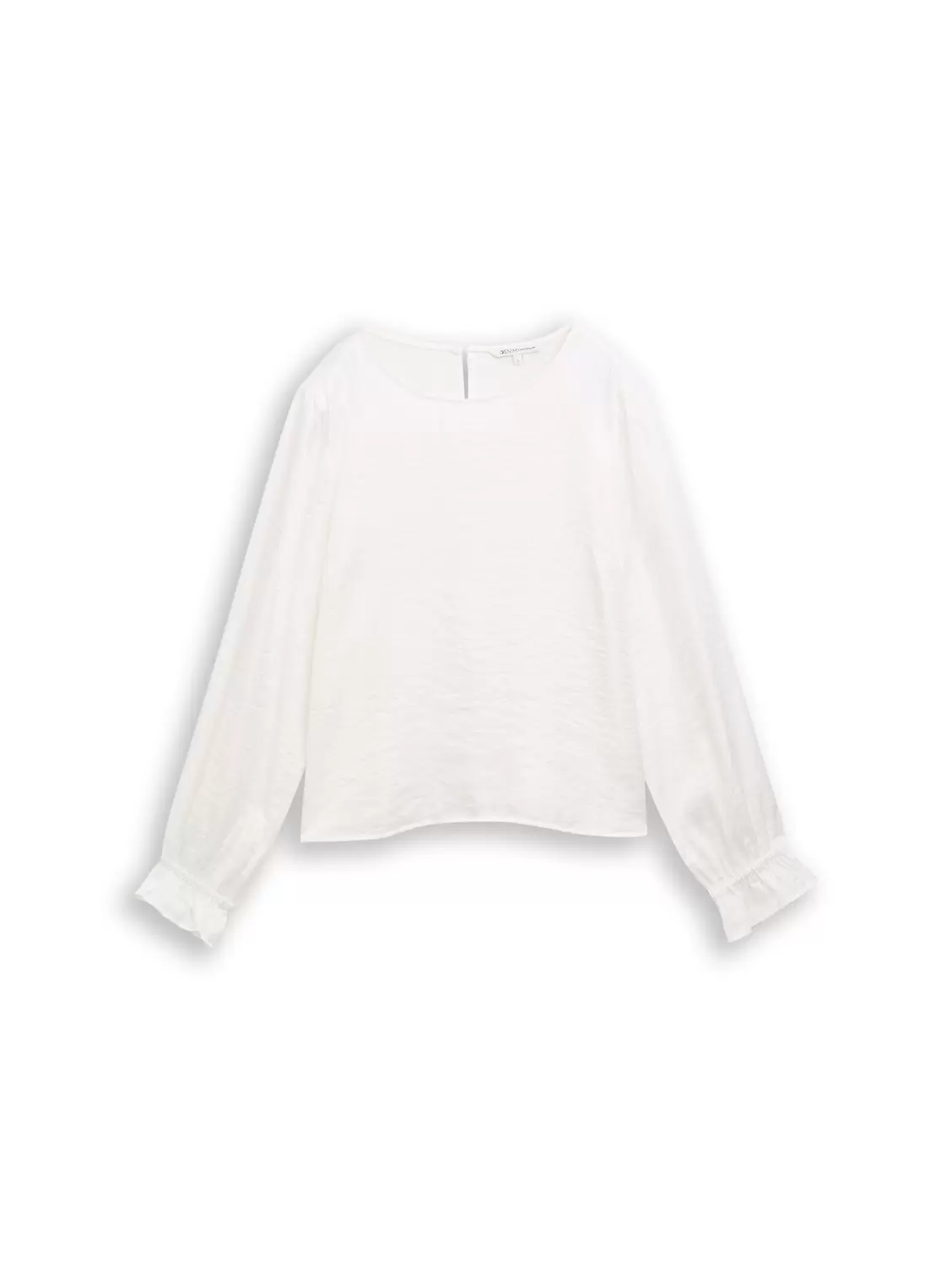 Blouse with cuff frills female