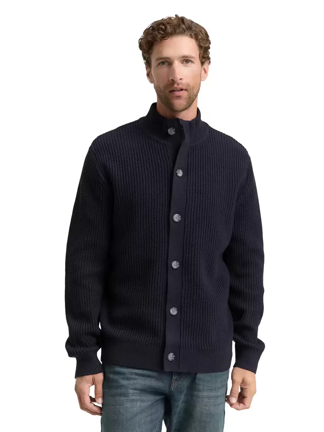 Strickjacke mit Knopfleiste