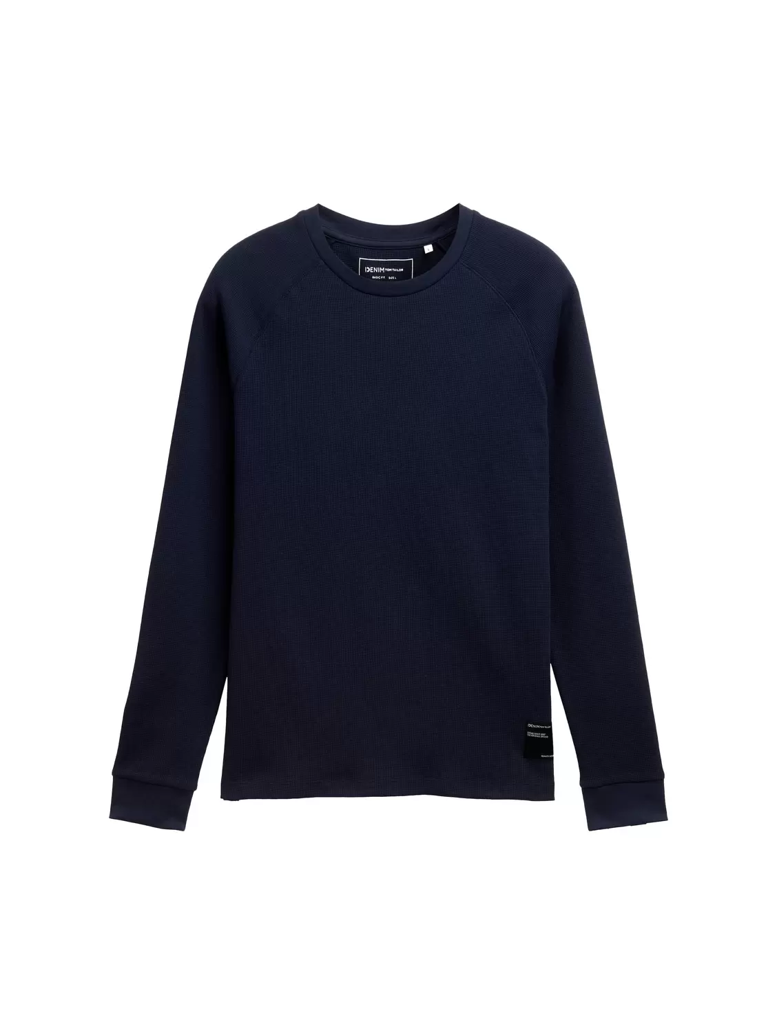 Langarmshirt mit Waffelstruktur