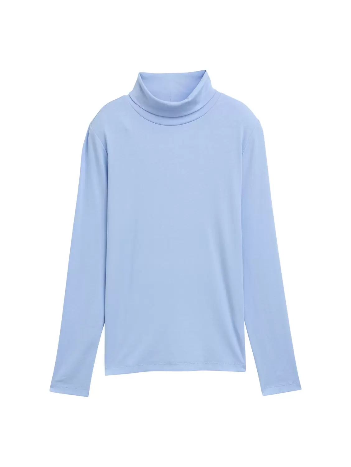 T-shirt rollneck - 34587/light fjord blue