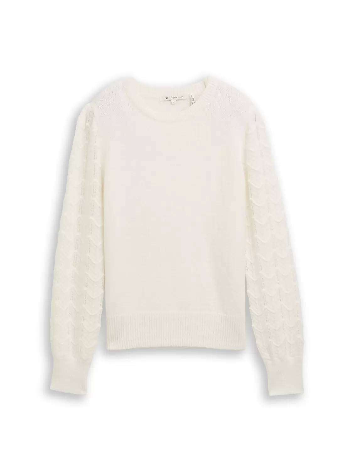 Strickpullover mit Ajour-Detail