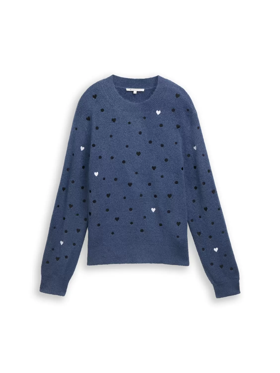 Knit cosy dot pullover female