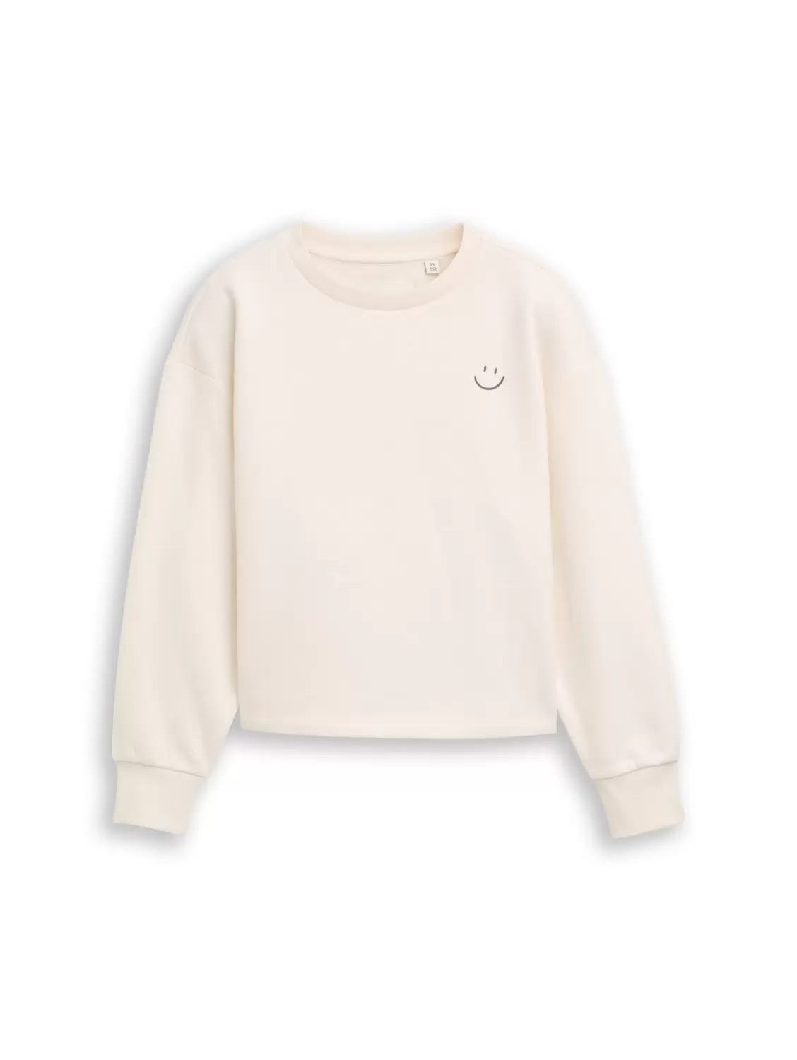 printed sweatshirt - 10348/Gardenia White