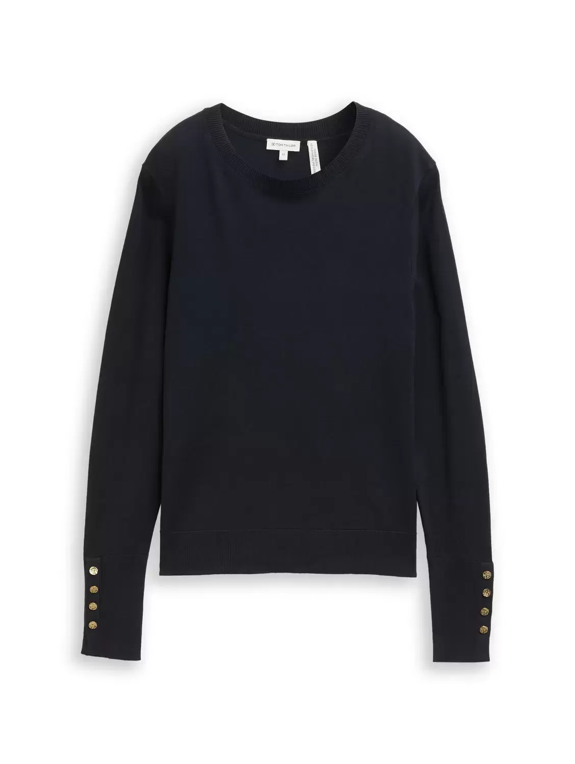 Strickpullover mit Knopf-Details