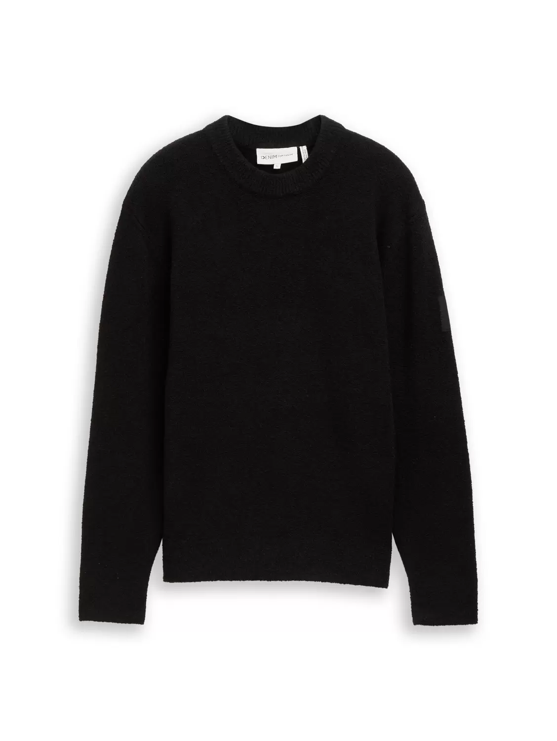 Basic bouclÃ© crew neck knit male
