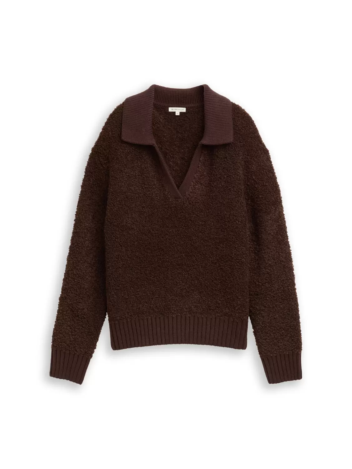 Knit boucle troyer female