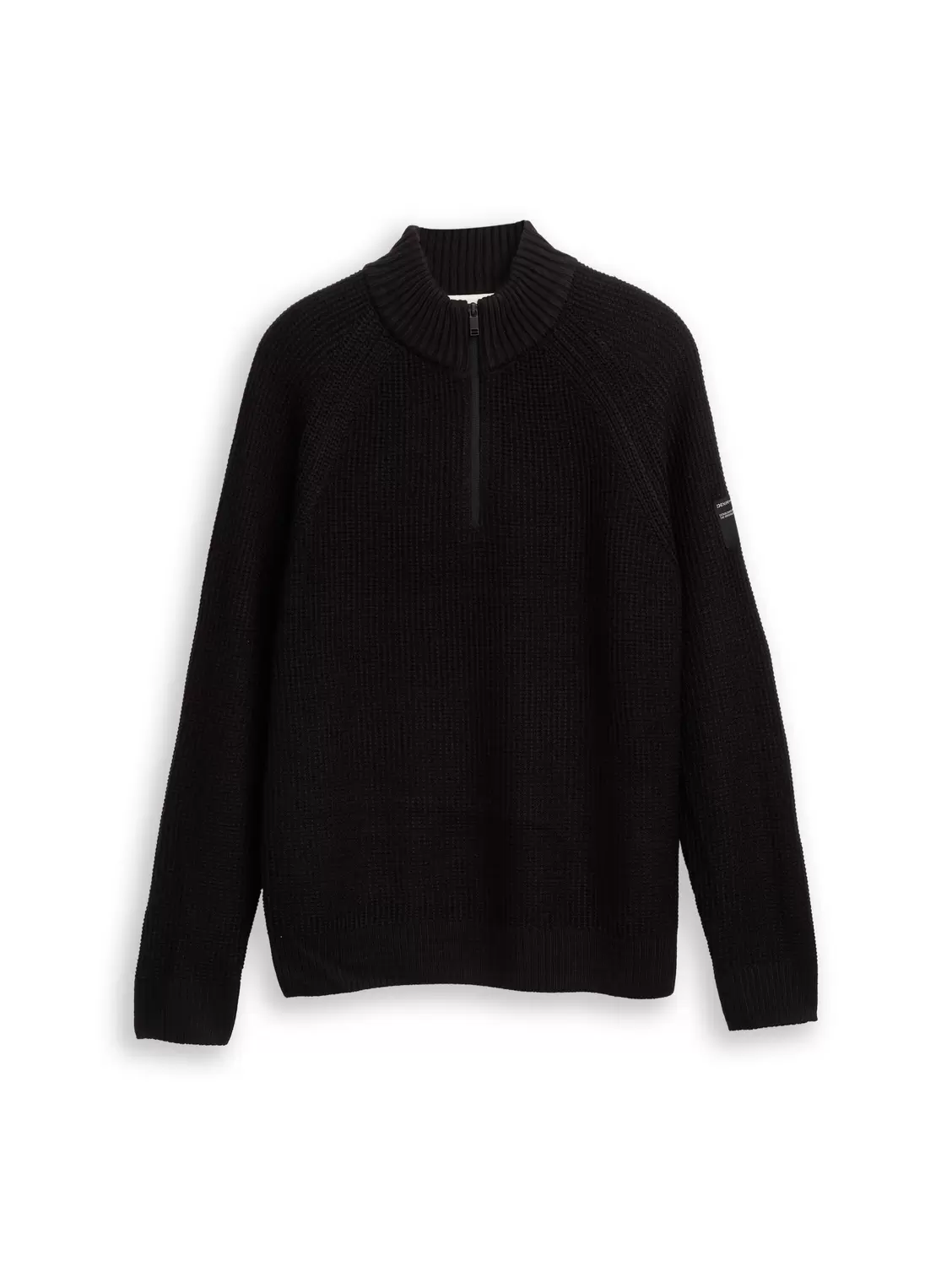 Cosy structured two tone knit male