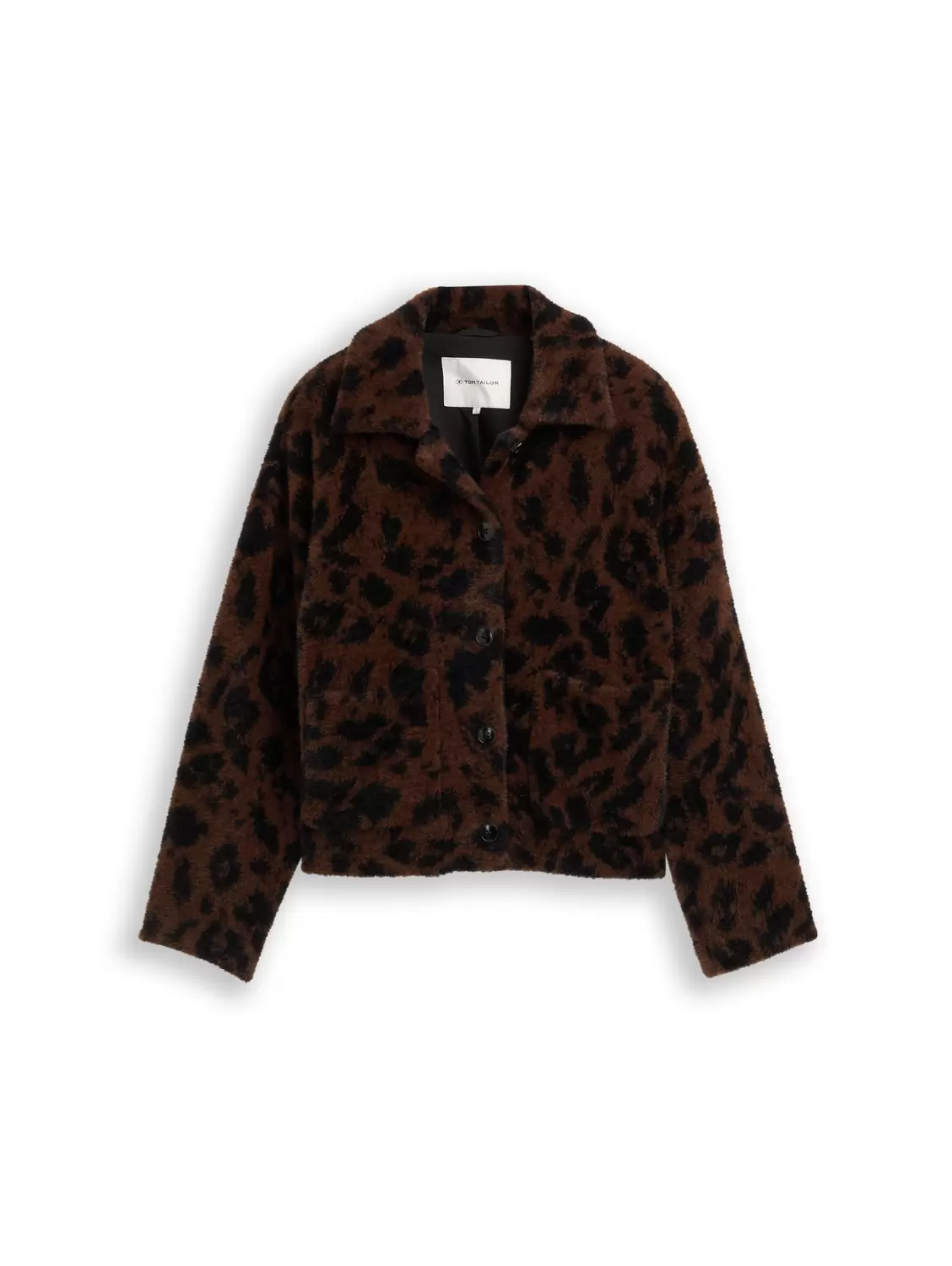 Hemdjacke mit Leo-Muster