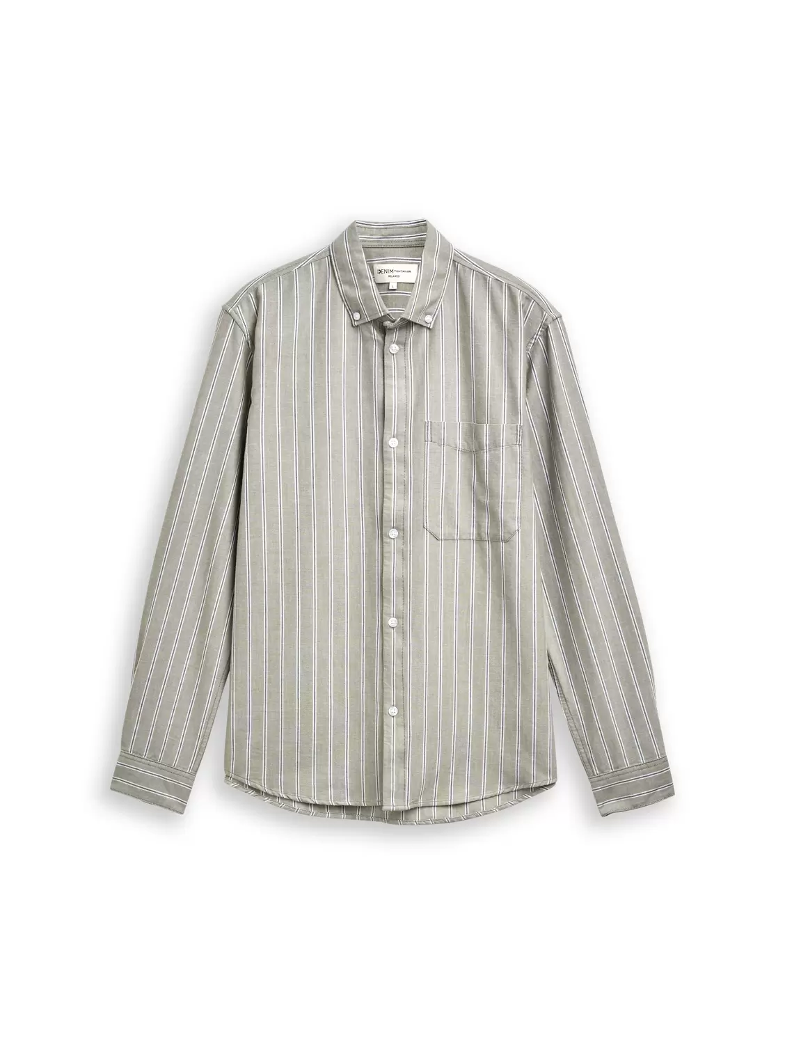 relaxed striped shirt