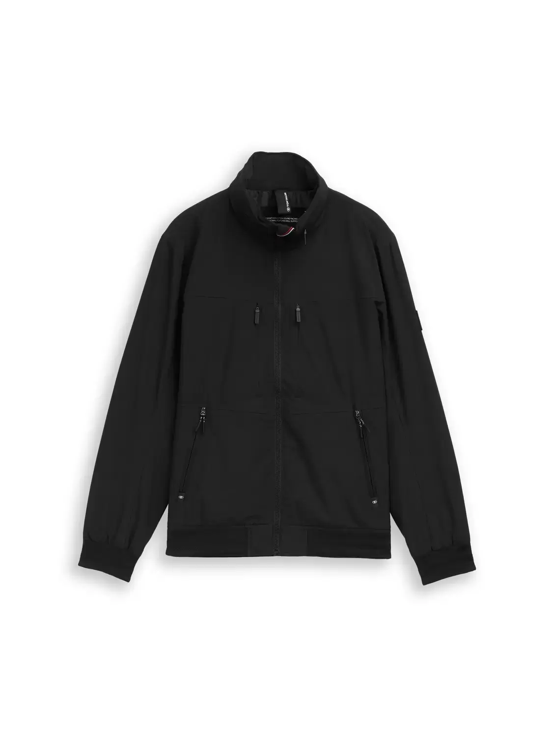 Blouson Jacke mit Kapuze im Stehkragen