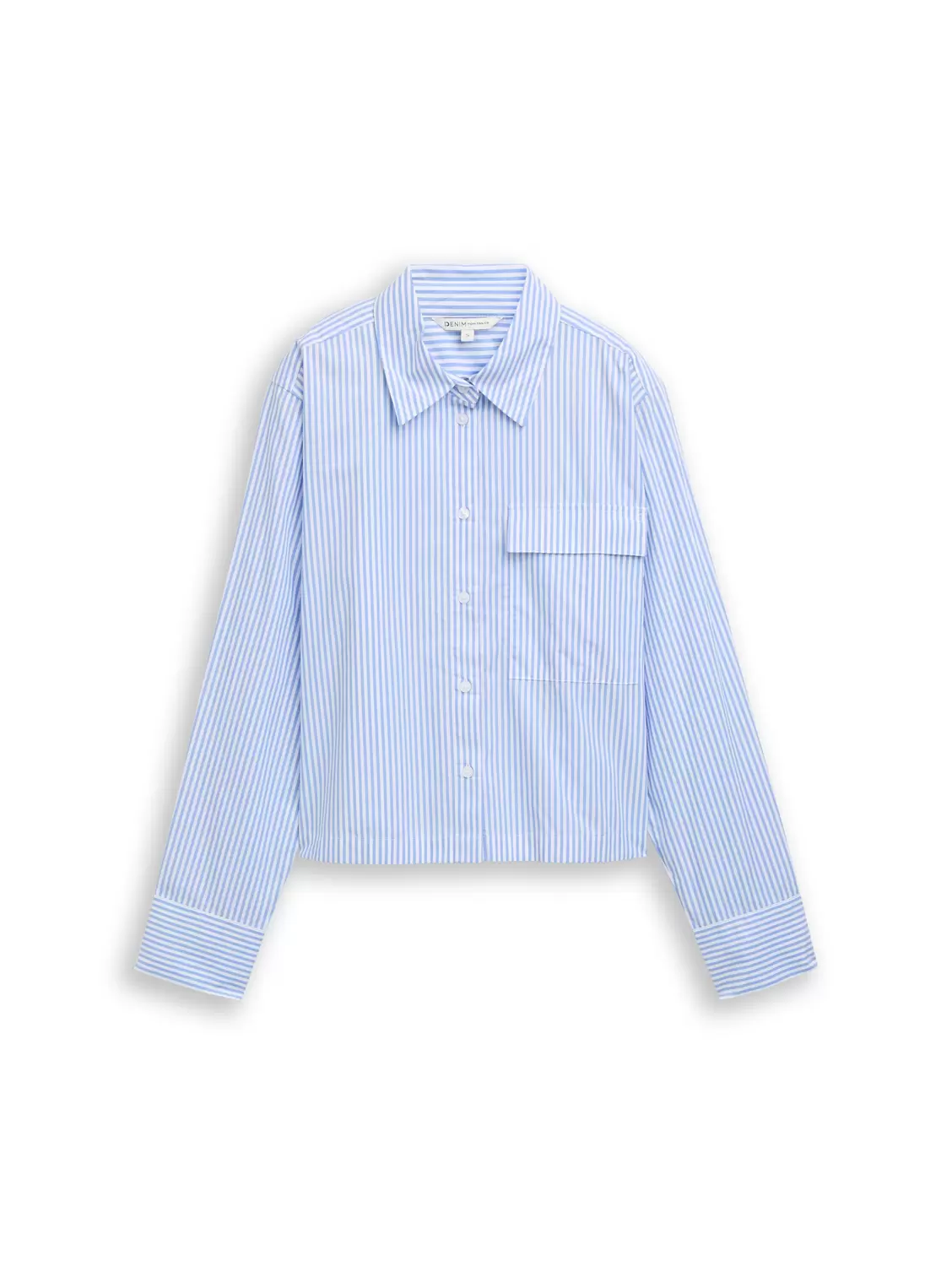 Boxy poplin shirt with details female