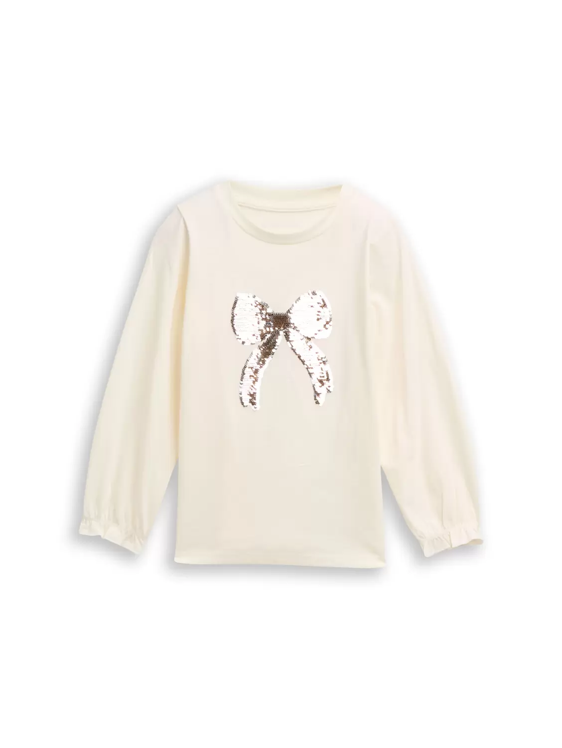 Langarmshirt mit Wendepailletten