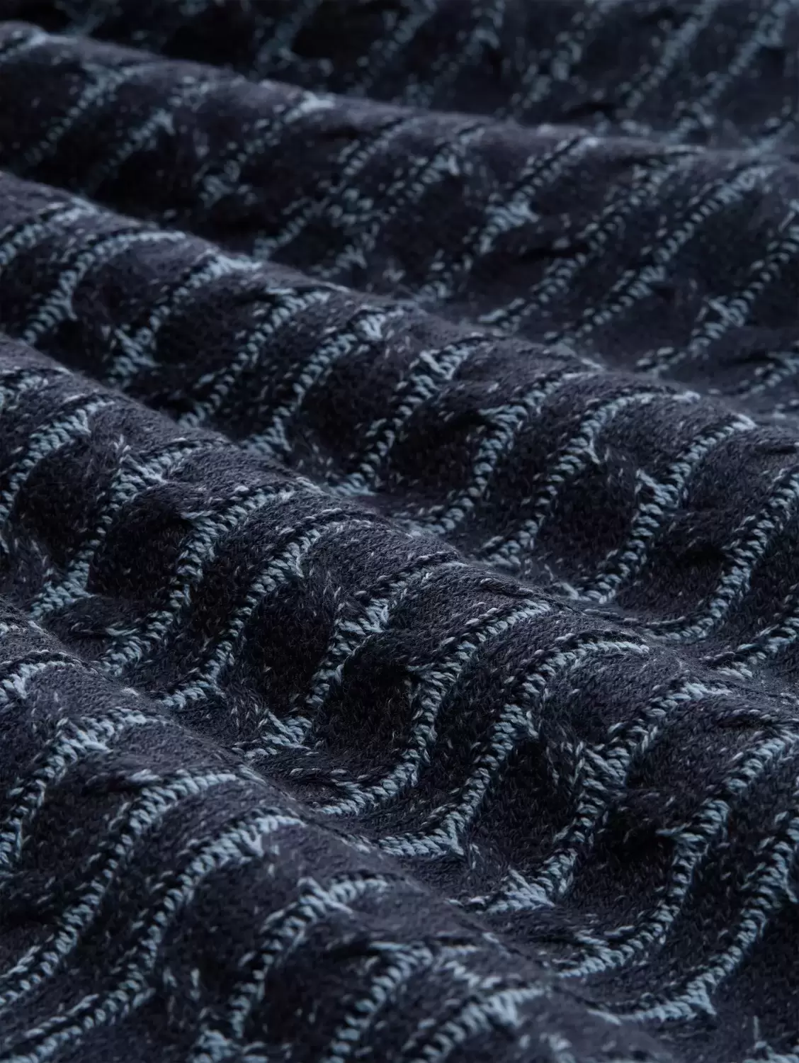 Troyer Strickpullover mit Zopfmuster