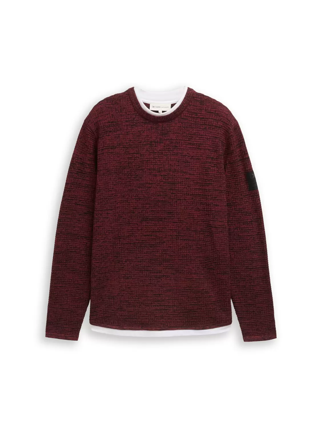 structured double layer crew n