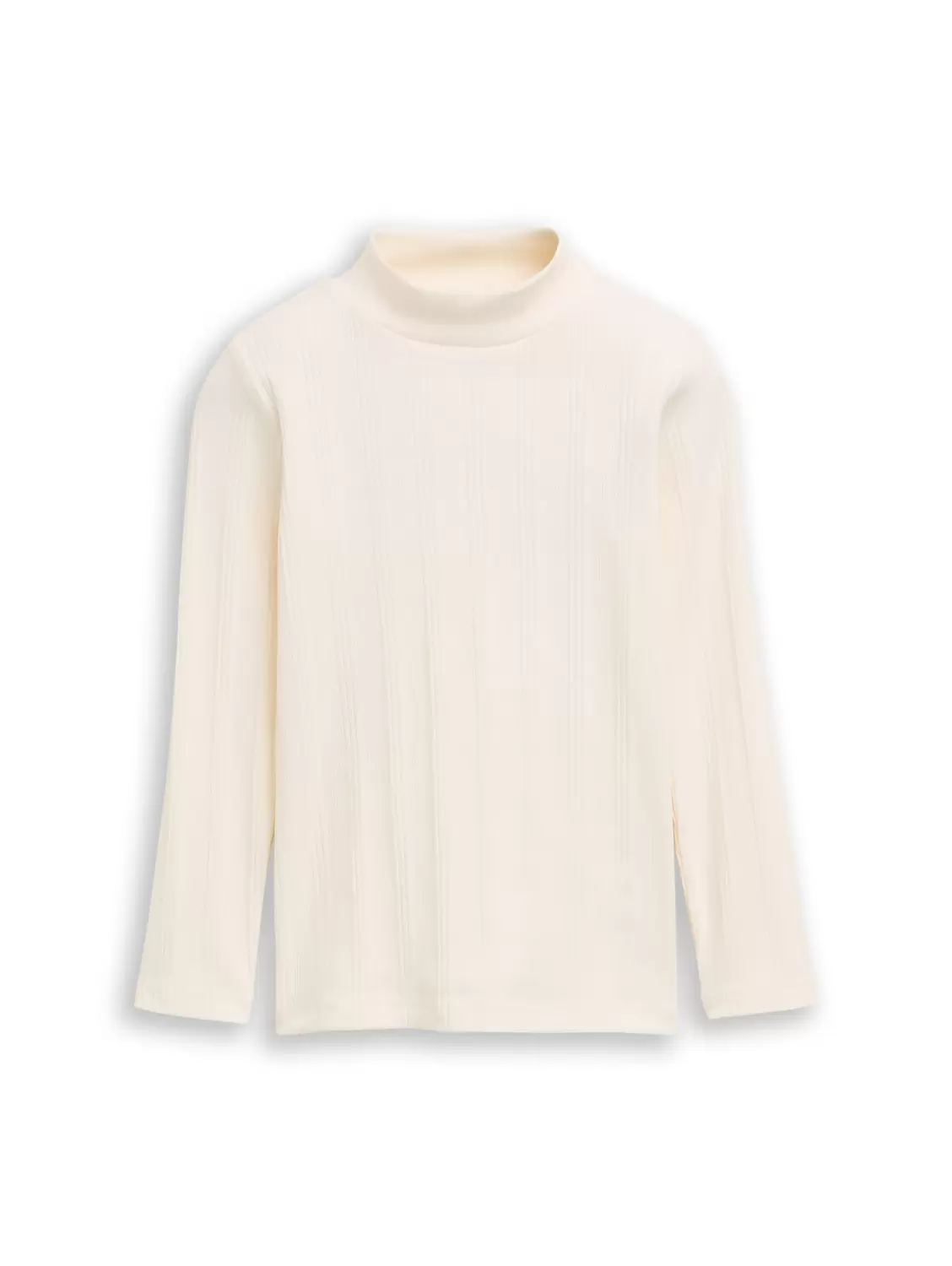 pointelle longsleeve - 12906/Wool White