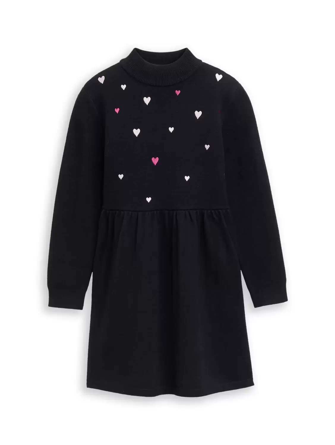 embroidery knit dress - 10668/sky captain blue