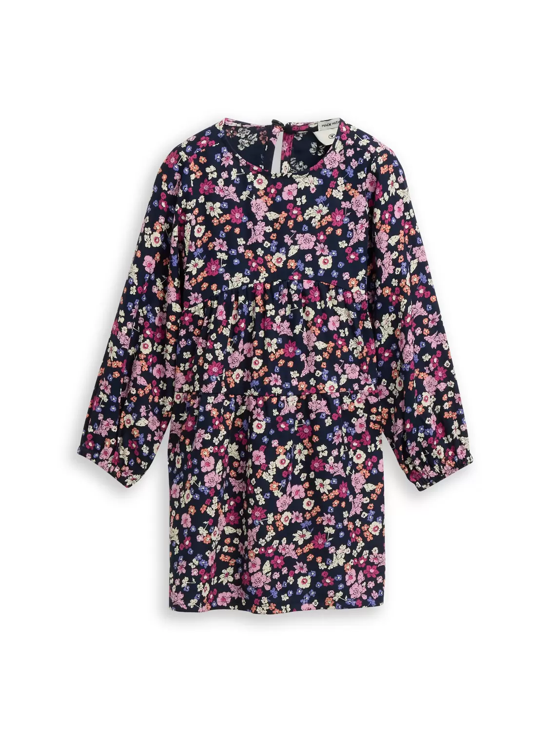 Mini-Kleid mit Blumenmuster