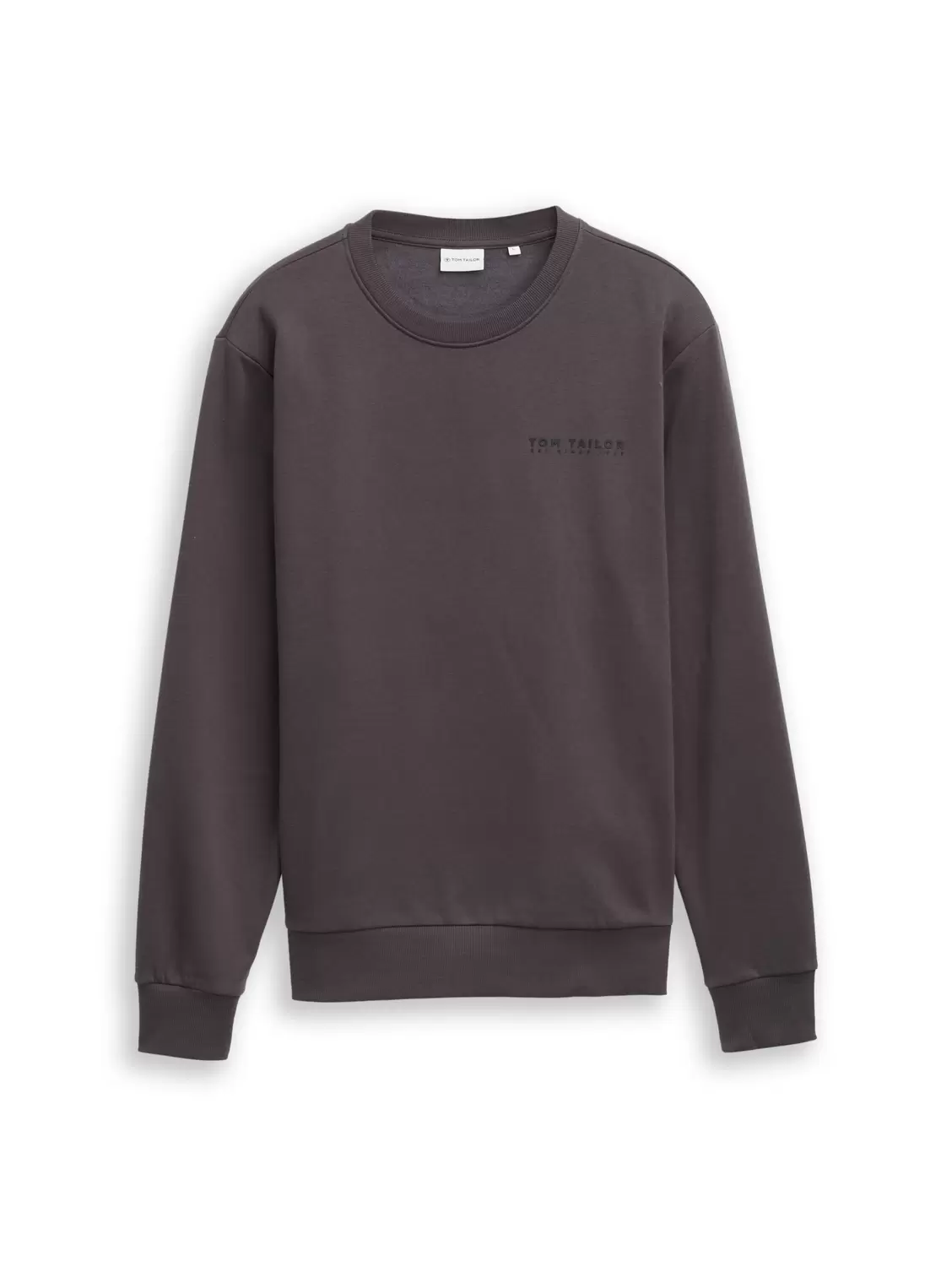 Printed crew neck sweater male