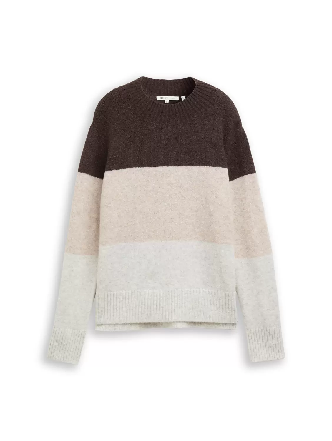 Strickpullover mit Colour Blocking