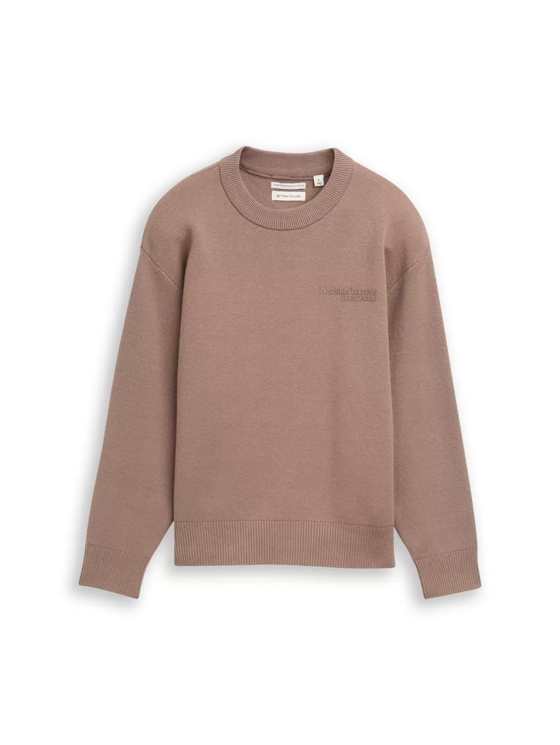 oversize printed knit