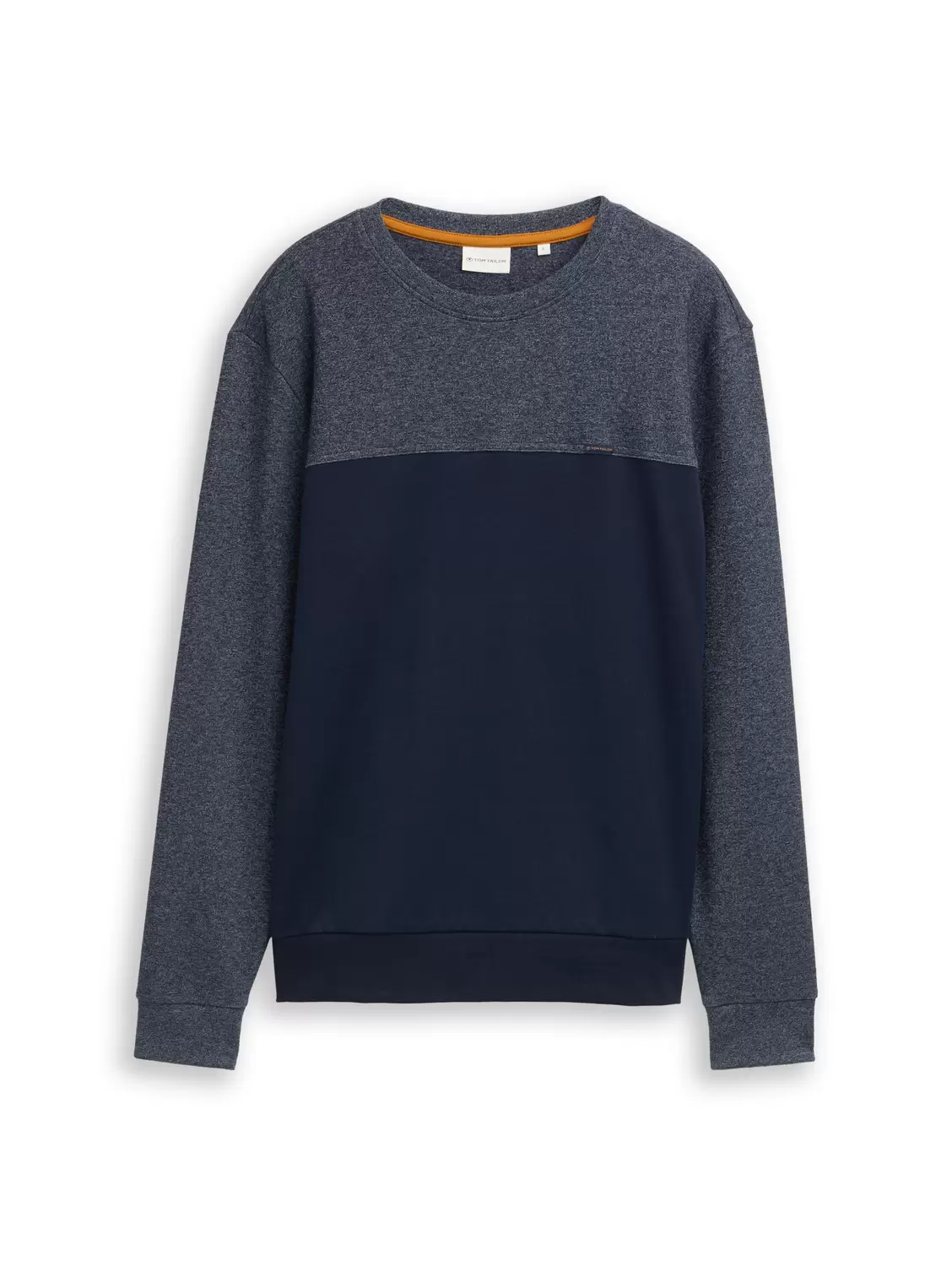 Crewneck Sweatshirt mit Struktur-Mix