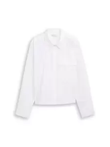 Boxy Fit Hemdbluse aus Baumwolle