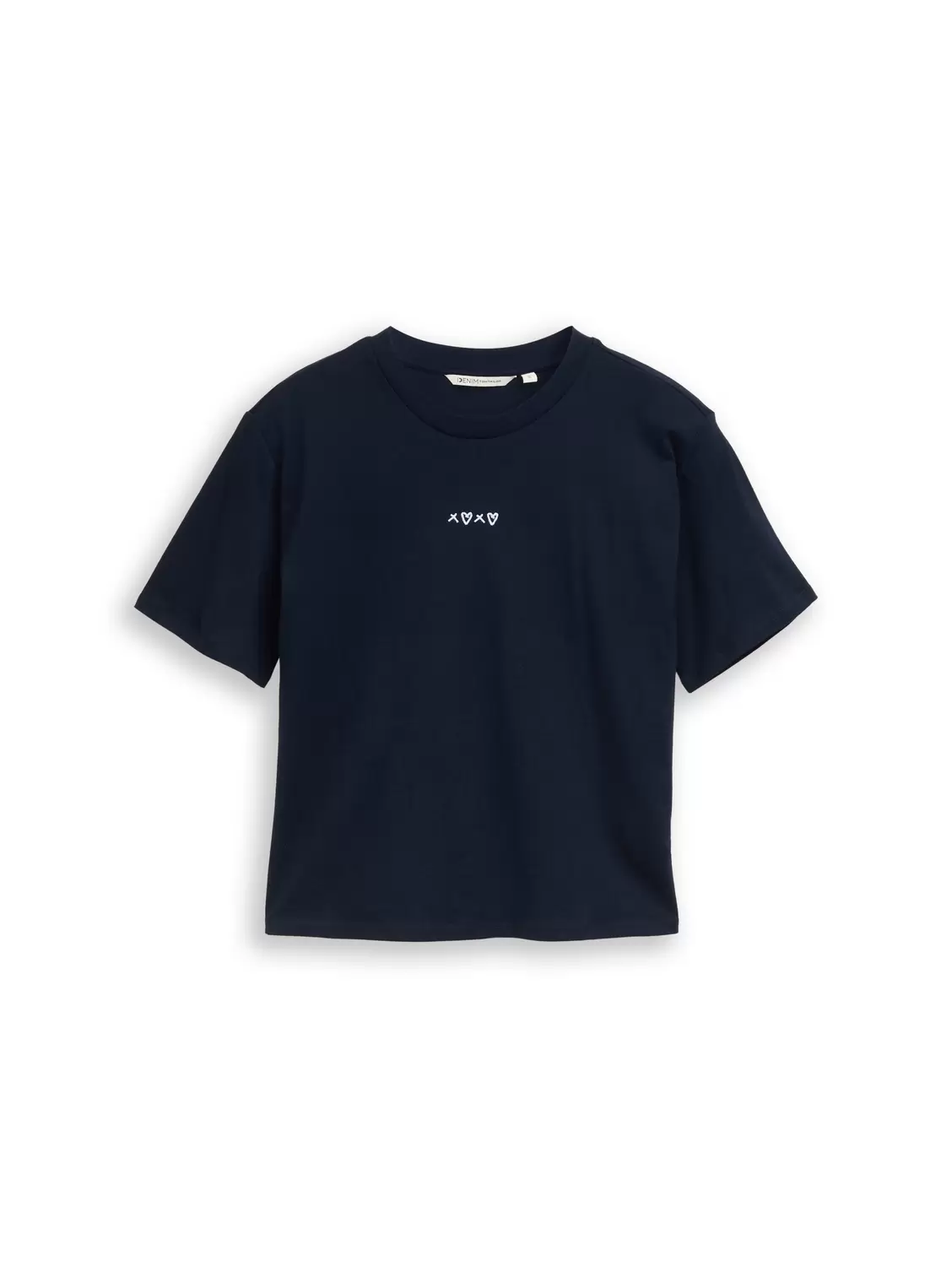 boxy T-shirt with embro