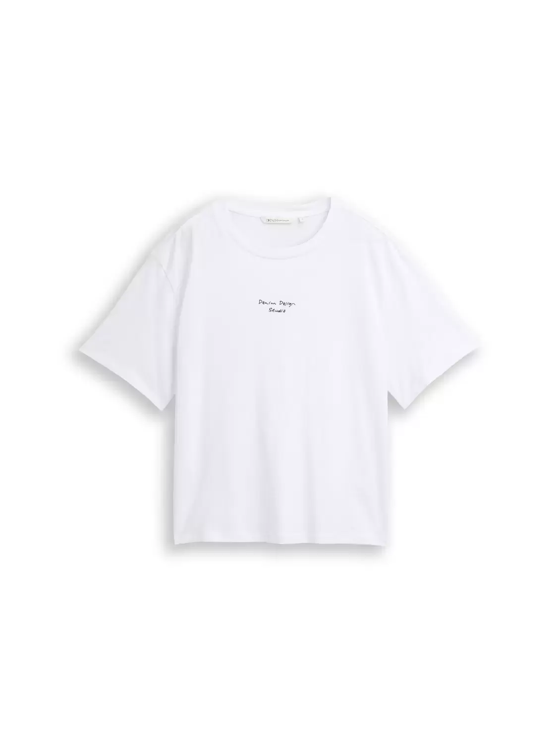 boxy T-shirt with embro