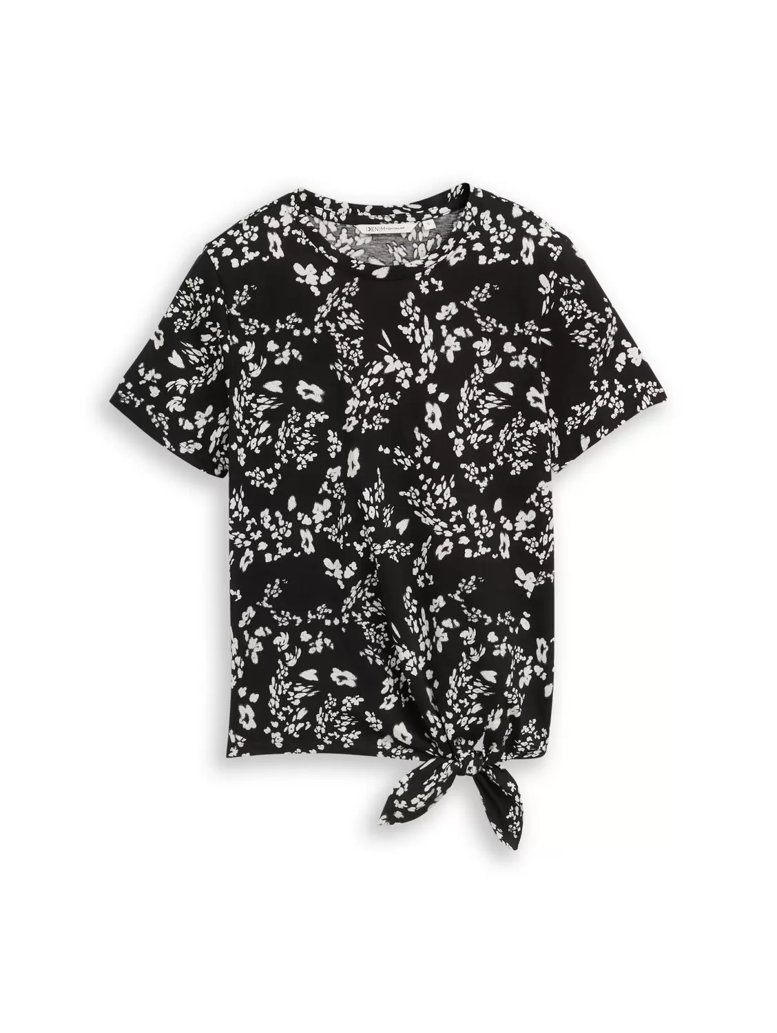 Printed knot T-shirt female