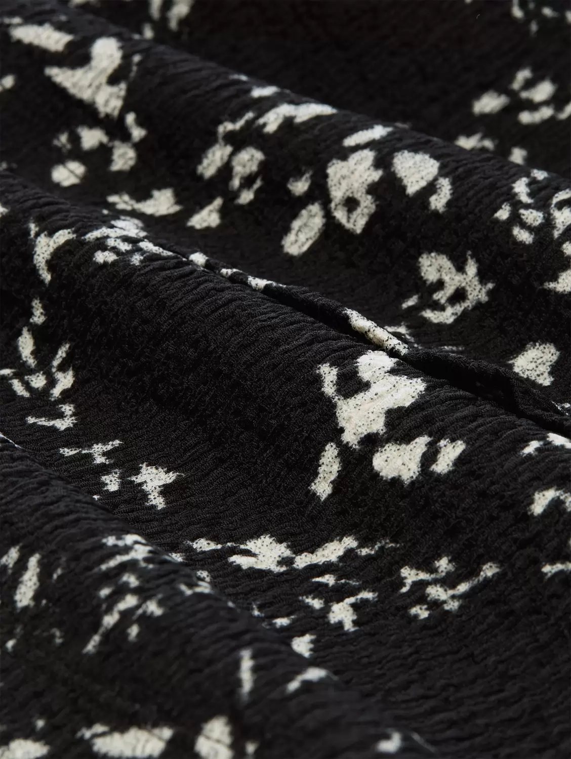 volant skirt with smocking