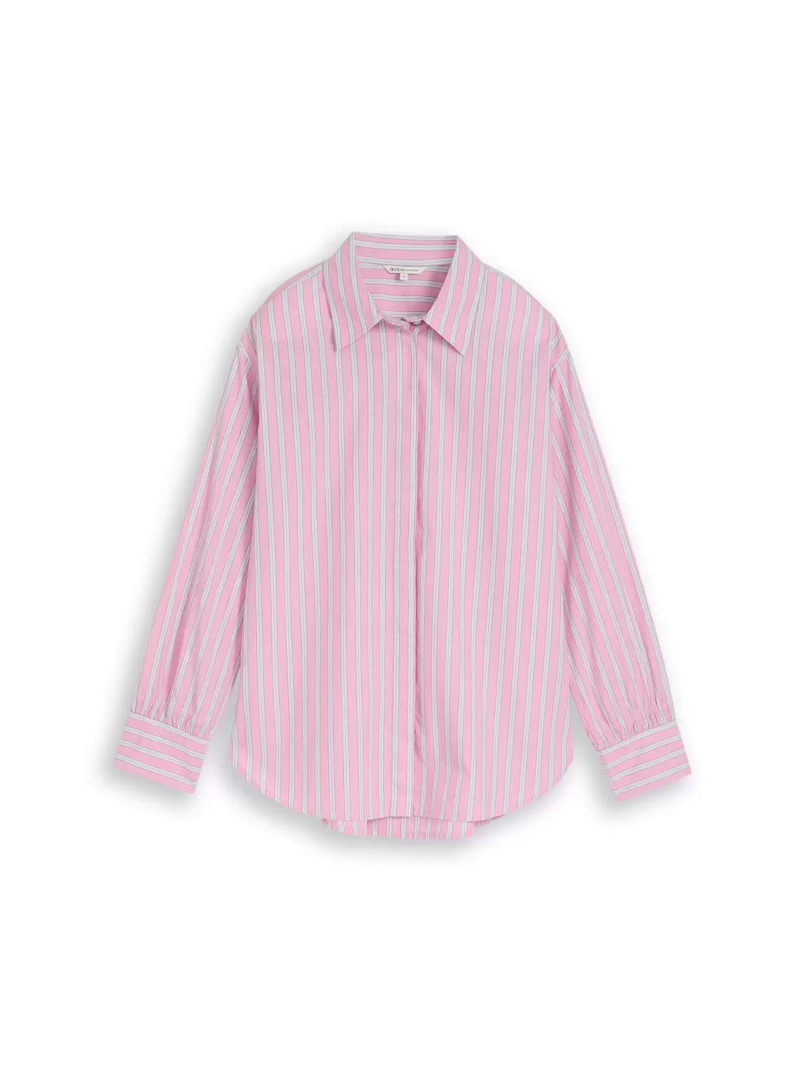 Long poplin shirt female