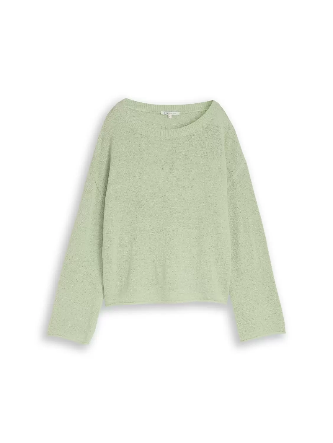 Knit pullover with boatneck female