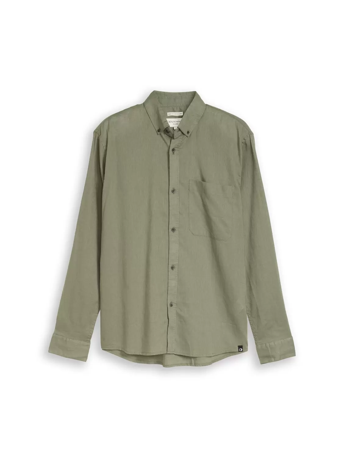 relaxed cotton linen shirt