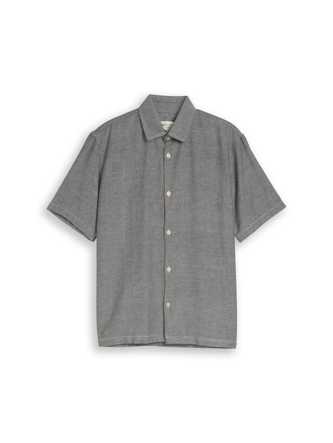 Relaxed Fit Kurzarmhemd mit Struktur