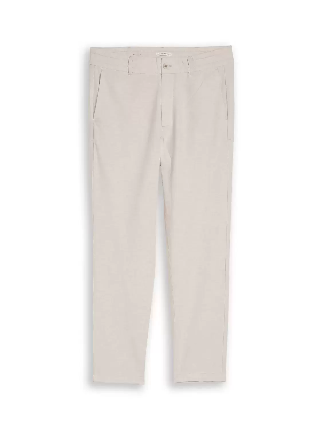 relaxed tapared linen chino