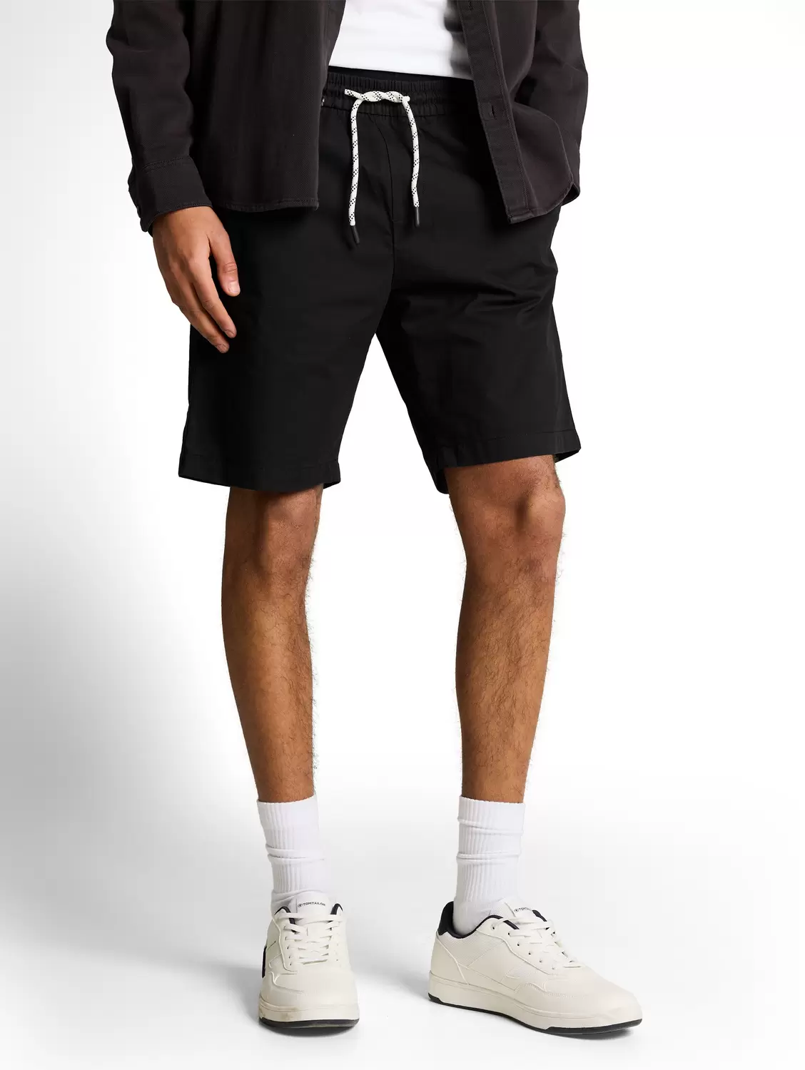 Regular elastic waist short male