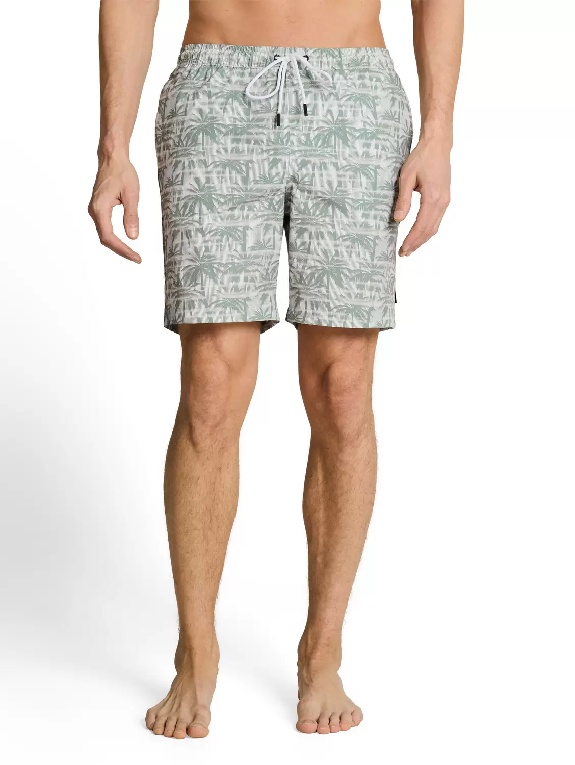 printed swim shorts